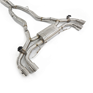 Выхлопная система BMW X6 M F96 S63 4.4T V8